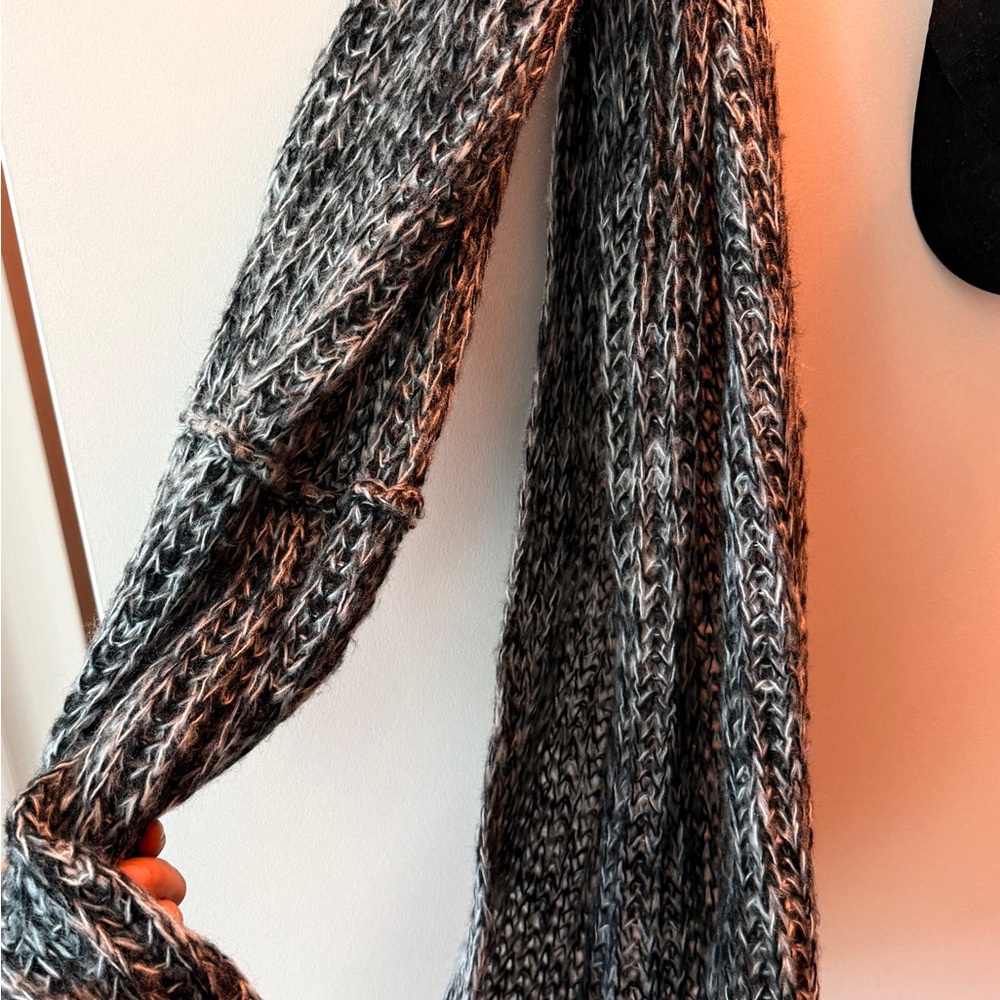 Cozy Gray infinity scarf